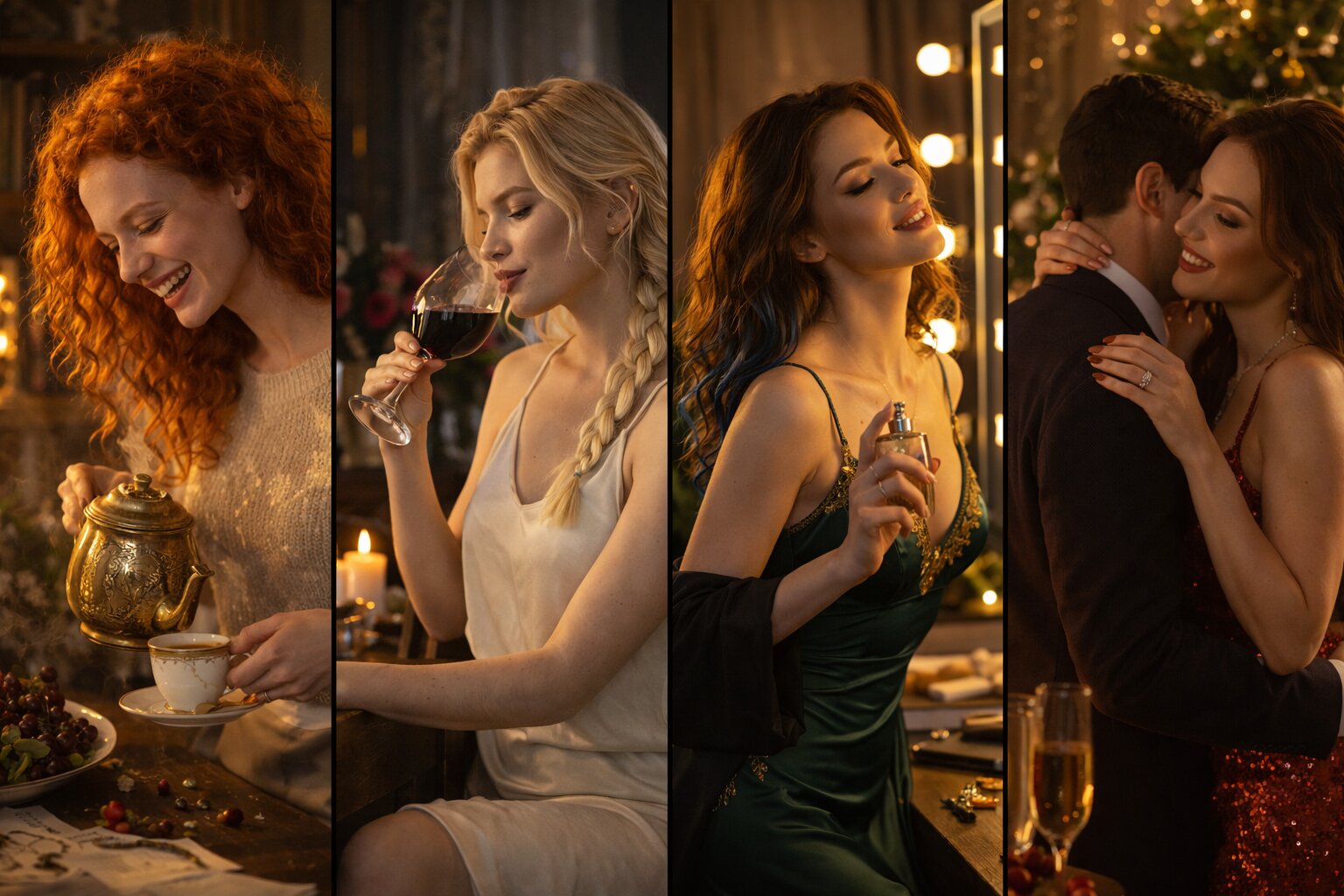 декоративная статуэтка как акцент на консоли — крупный план